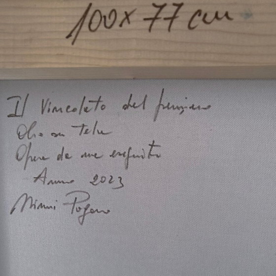 Image 1 of Oil painting "Il vincolato del pensiero" – 100x77 cm