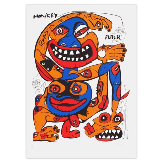Pejman EBADI Signed Lithograph The Monkey 1999 – Lithographs & prints, Paper (photo 5 of 5)