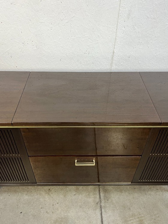Image 1 of Vintage Audiomeubel / Dressoir Met Verlichting, Prinz, Engeland, 1960's