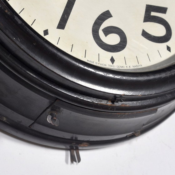 Image 1 of Grande orologio giapponese in legno, anni '20