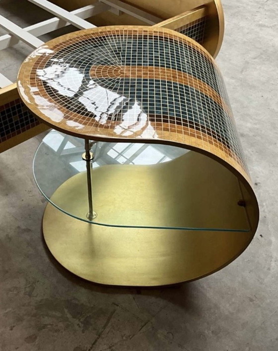 Vonn Jansen „Papillon“ Tisch – Beistelltische, Ceramic, Glass (photo 7 of 8)