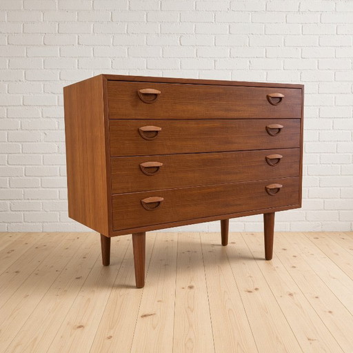 Meuble bar en teck par Kai Kristiansen pour Feldballes, années 1960