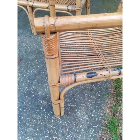 Image 1 of Vintage living room set in bamboo, 1970