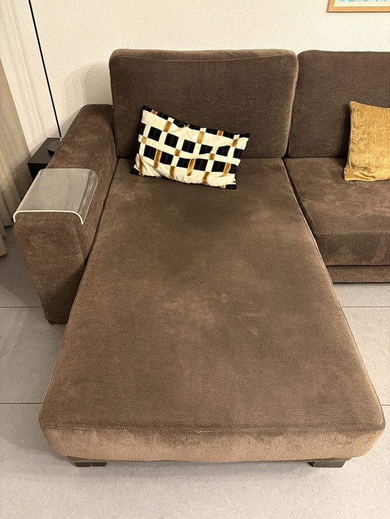 Image 1 of Natuzzi corner sofa, reupholstered - as good as new!