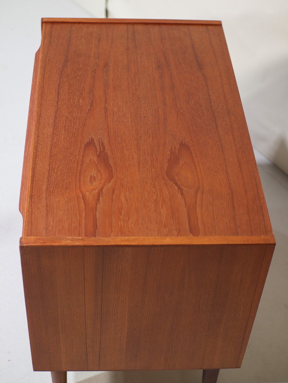 Image 1 of (2x) Kleine Kommode Teakholz vintage Dänisch