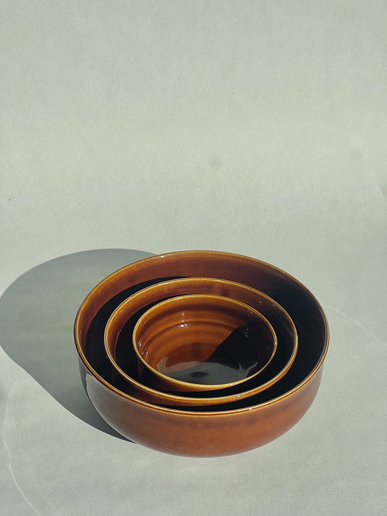 Image 1 of Vintage DDR Nesting Bowl Set van Colditz