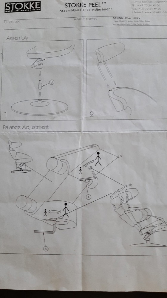 Image 1 of Beautiful Olav Eldøy design armchair from Stokke