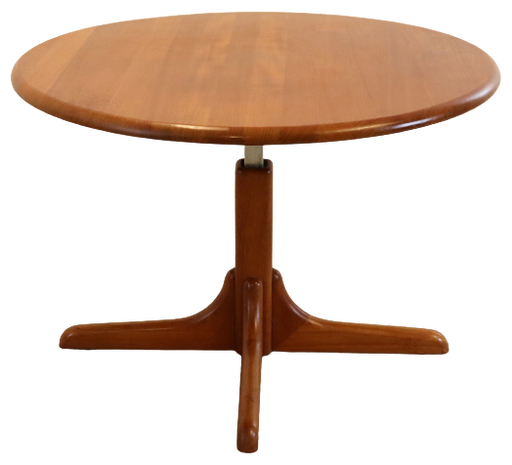 Mesa de comedor/centro redonda de altura regulable 'Madumflud' vintage