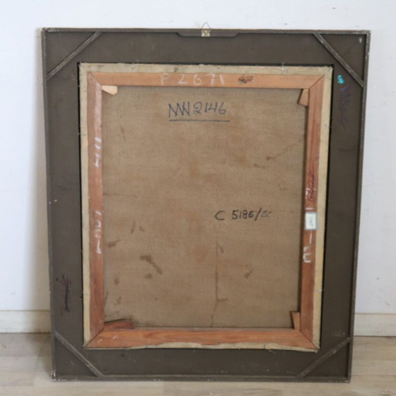 Image 1 of Ritratto di giovane donna, olio su tela, Italia, XIX secolo