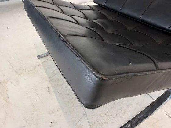 Knoll Barcelona Stoel Design Lederen Stoel Fauteuil – Stoelen / fauteuils, Leather, Metal (photo 10 of 15)
