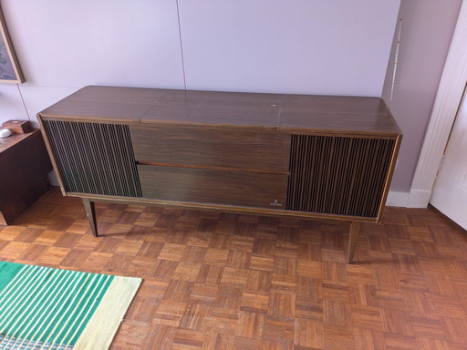 Grundig Radiomeubel Kast vintage della metà del secolo
