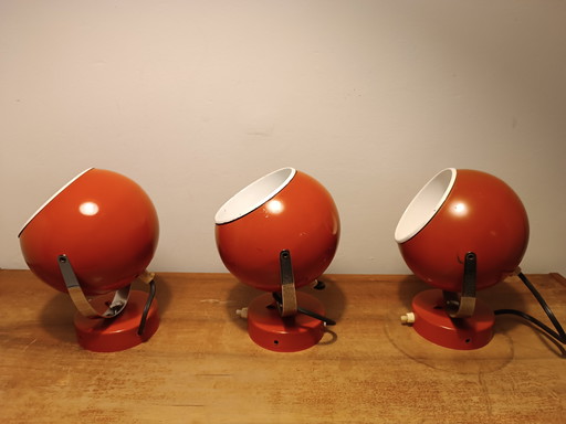 Trio Vintage Augapfel-Scheinwerfer