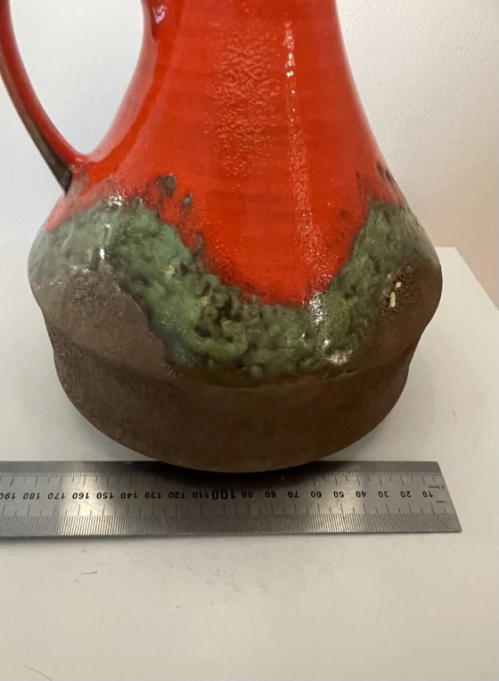 Image 1 of Upcycled Fat Lava lamp with Japanese shade