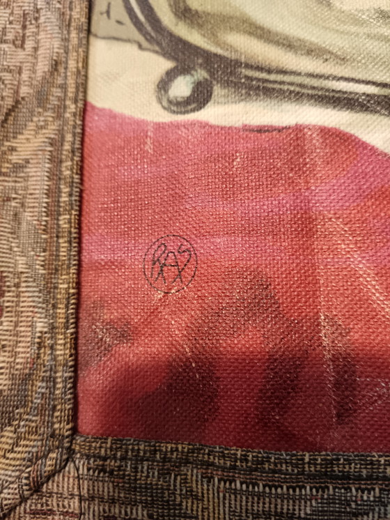 Image 1 of Arazzo Da Parete antico degli anni '40 - vintage 