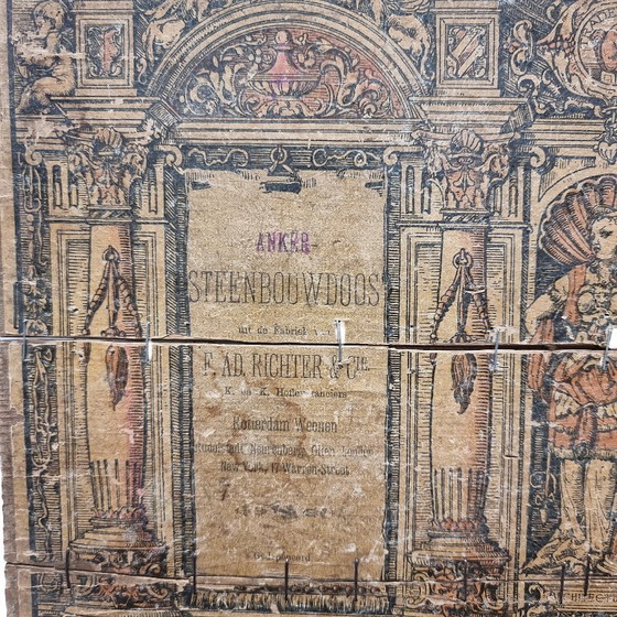 Image 1 of Antique Anchor stone building kit Richter No. 10, from around 1900