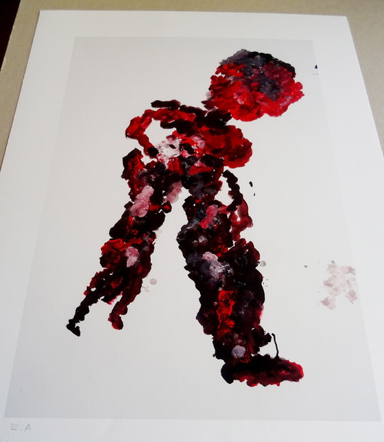 Image 1 of Armando - "Der Krieger 2015 " - Handgesigneerd - Kleurengiclée - Oplage 30 + E.A.