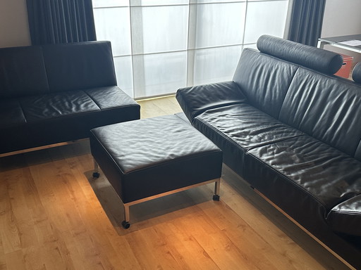 Salon Jori 3 zit + 2 zit + voetbank 