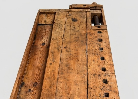 Image 1 of Établi industriel vintage en bois pour menuisier