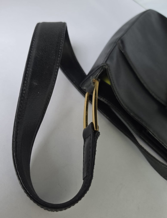 Borsa a tracolla Givenchy Vintage con logo G in pelle | Nera | Made in Italy | Set completo – Borse a spalla (photo 5 of 15)