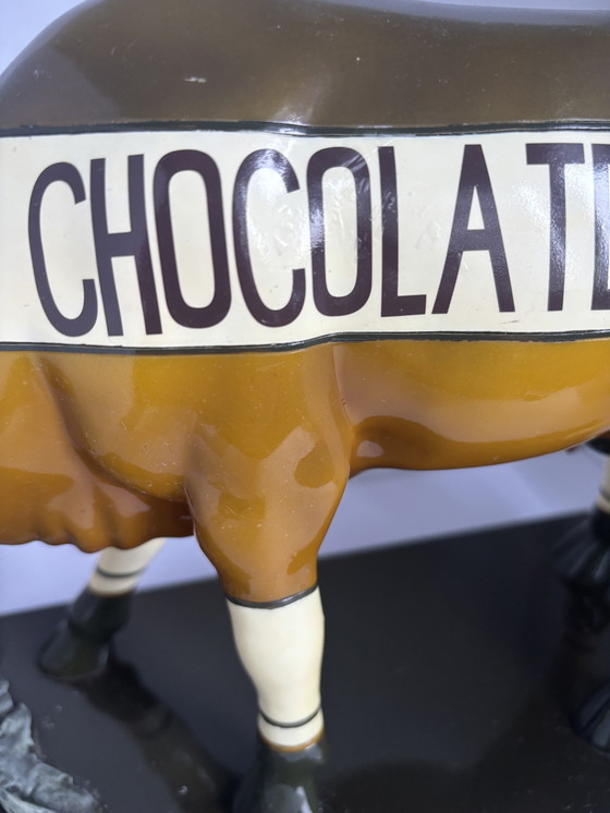 Image 1 of Design XL beeld Cow Parade scultura “latte al cioccolato” 2002