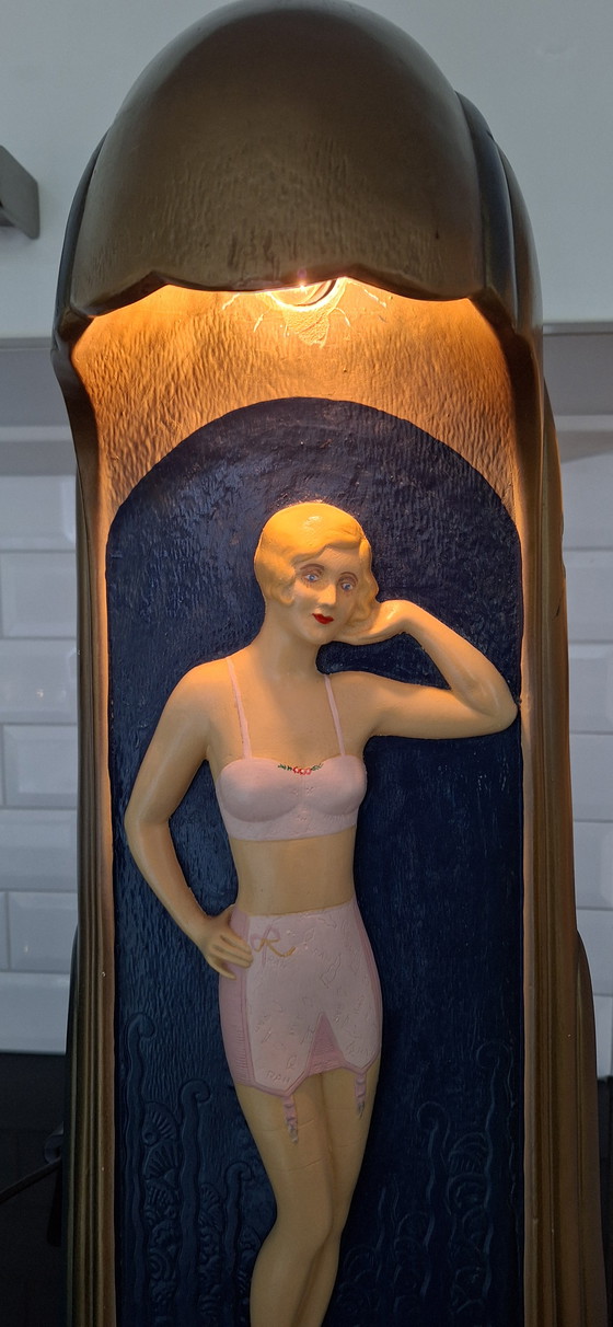 Image 1 of Vintage advertising object, lingerie model