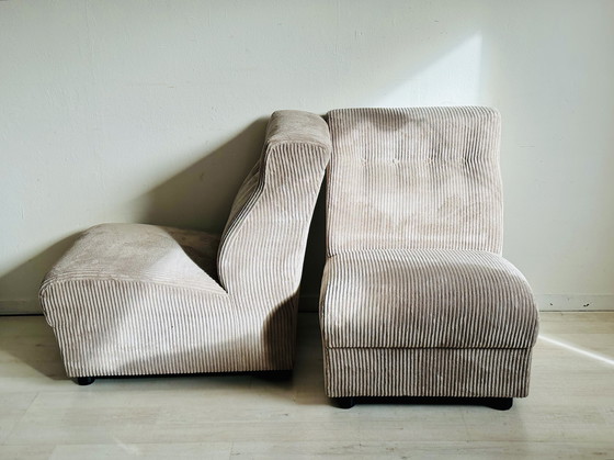 Image 1 of éléments d'assise de fauteuils lounge vintage des années 70