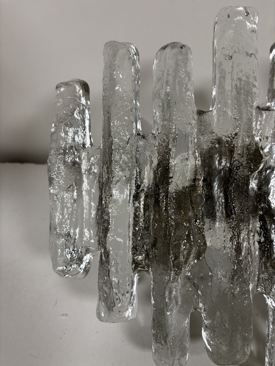 Image 1 of Lampada da parete Schalmei 'Ice Block' di Julius Theodor Kalmar per Kalmar, Austria – 1972