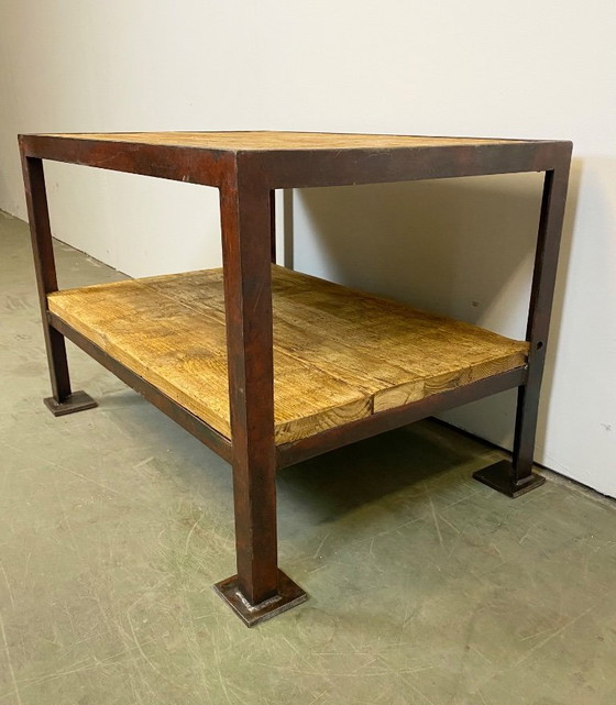 Image 1 of Red Industrial Coffee Table, 1960s