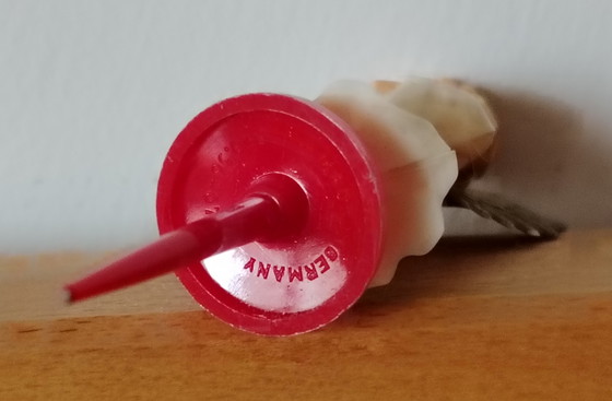 Image 1 of Statuette vintage in bachelite con angelo, anni '50/'60, corona dell'Avvento