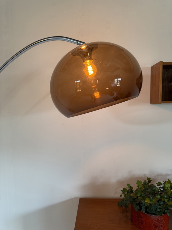 Image 1 of Lampada ad arco vintage XXL regolabile, Italia anni '70