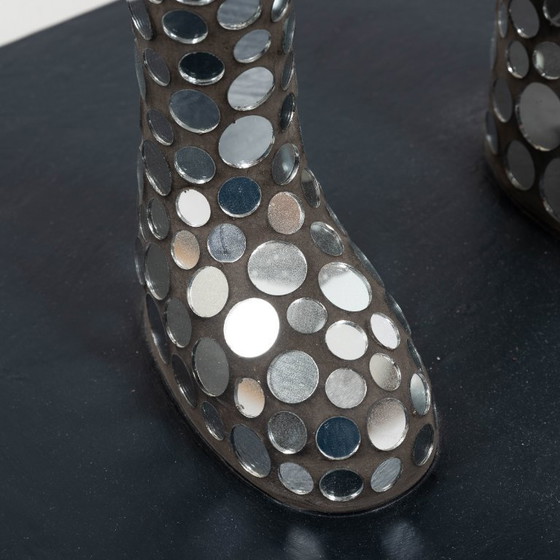 Image 1 of Kathy Mueller-Moser (1968) - Open arms noir, 56 x 45 cm ,3/3, signé