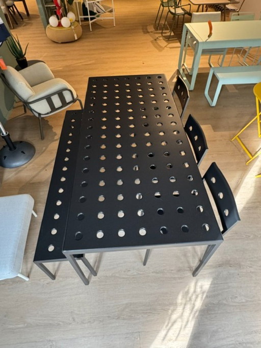 HAY Balcony garden set – black powder coated | Complete set – tuintafels, Aluminium (photo 2 of 5)