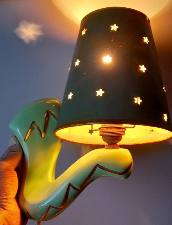 Image 1 of 1950s ceramic wall sconce