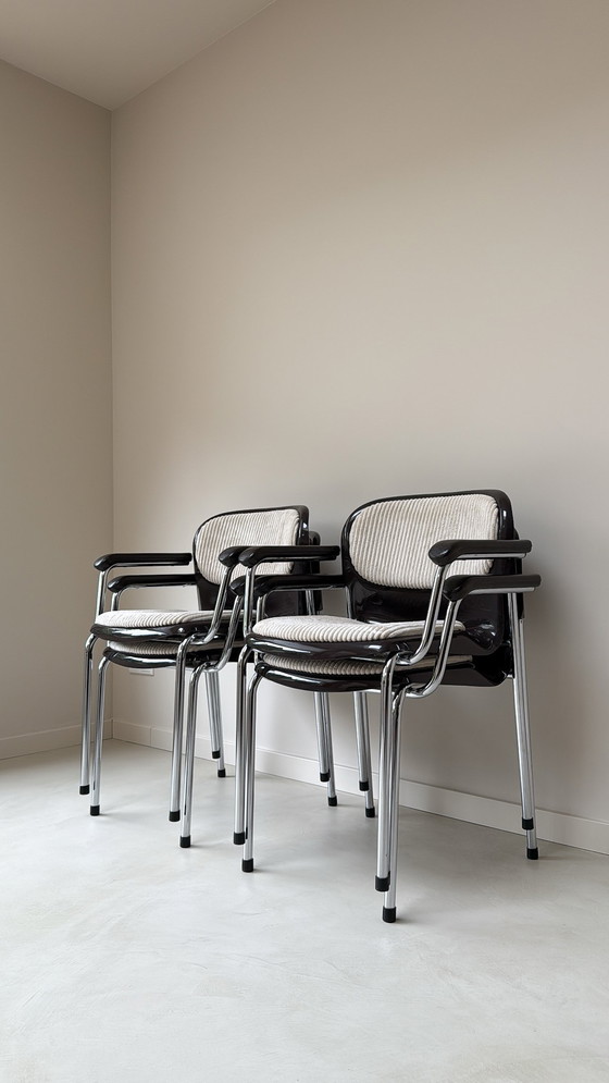 Image 1 of Four vintage bucket chairs SM400K from Drabert designed by Gerd Lange