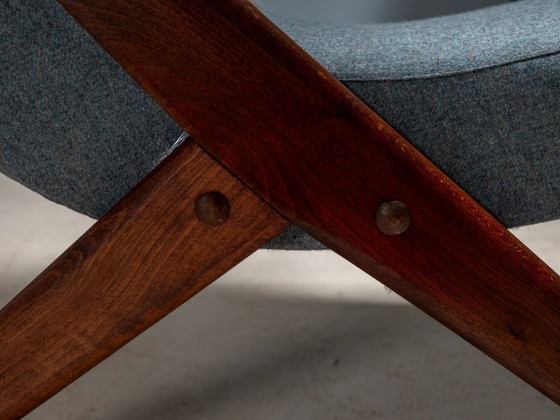 Image 1 of Sillón moderno de mediados de siglo, sillón completamente restaurado, década de 1950-1960