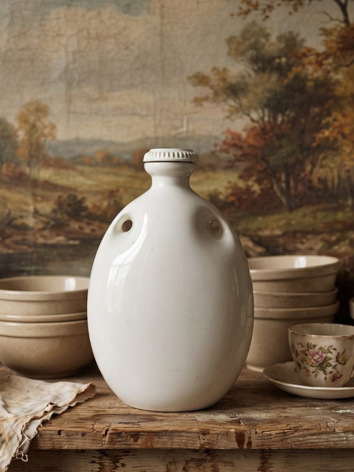 Antieke warmwaterkruik, The Mecca Grimwades Engeland, aardewerk, circa 1910-1920 – decoratieve objecten (photo 2 of 10)
