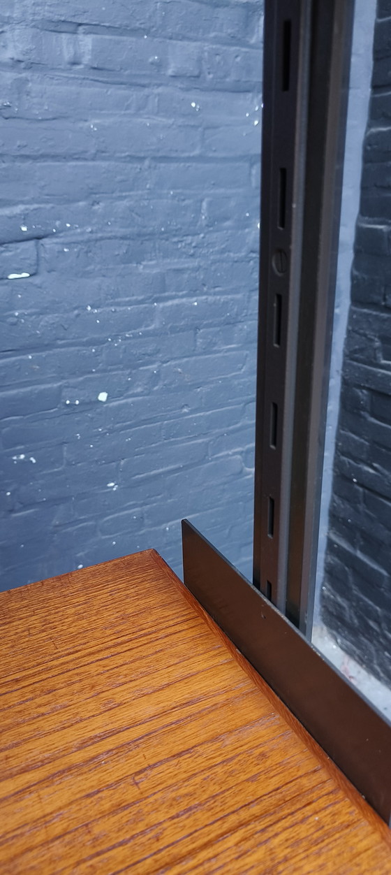 Image 1 of Vintage Teak Jaren 60 Deens Scandinavisch Boekenkast Roomdivider