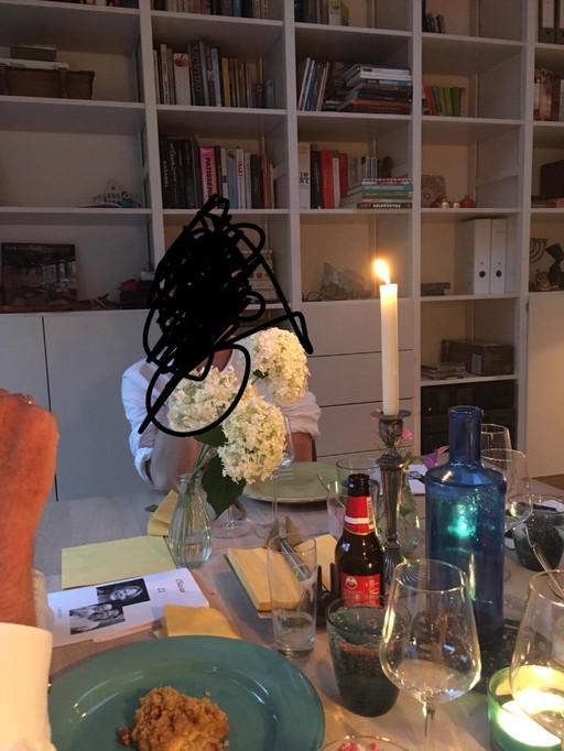 large Lundia bookcase incl. doors and drawers