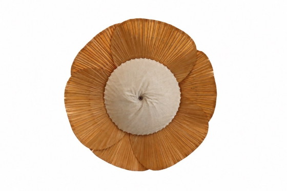 Image 1 of Uchiwa Hana II kroonluchter van Ingo Maurer voor Design M, jaren 70.