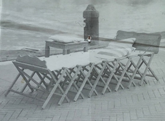 Extendable Teak Sun Lounger – Unopiù, Sunbed, Wood, Canvas (photo 15 of 16)