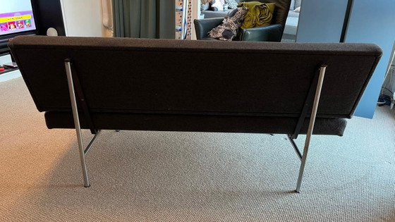 Gispen 1720 sofa, design A.R. Cordemeyer, anthracite, 160 cm, 2 seaters, Wool, Black (photo 4 of 6)