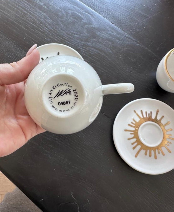 Image 1 of Illy design coffee cups 160ml from the Art Collection 2020, designed by Ai Weiwei.