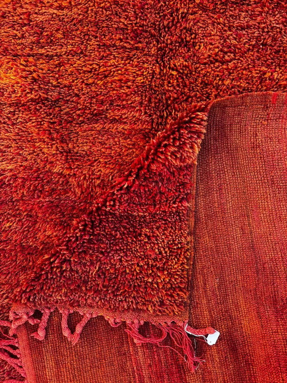 Image 1 of Mid-Century Modern Beni M’Guild Marokkaans tapijt 210x320 cm – Handgemaakt Berber tapijt