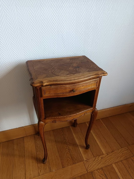 Louis XV Style Bedside Table – Wood (photo 12 of 14)