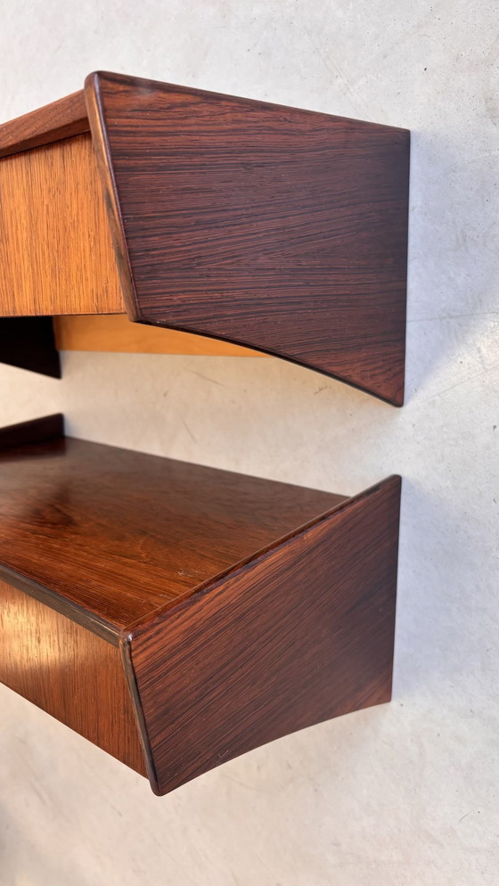 Image 1 of Vintage wandkastjes Ølholm Møbelfabrik palissander