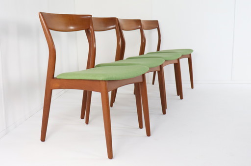 4X R. Borregaard Voor Viborg Stoelen Eetkamerstoelen Vintage Deens