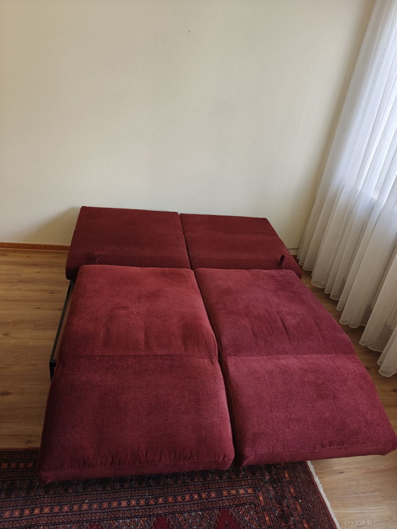 Sofa Schlafsofa von Brühl, Modell roro – Metall, Stoff (photo 6 of 6)