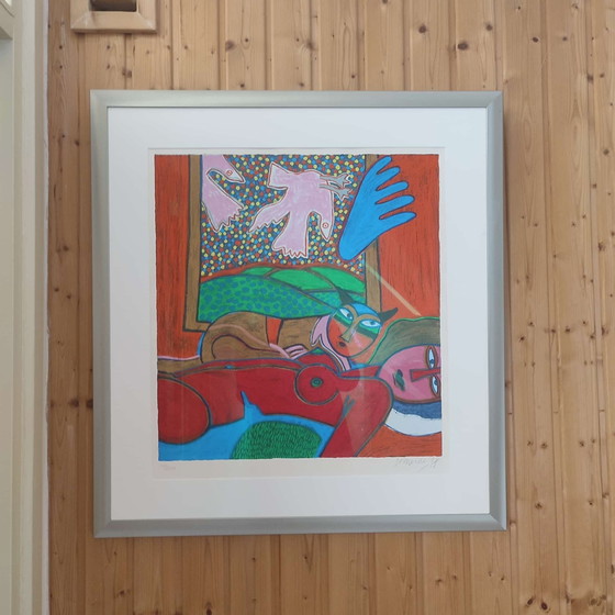 Sérigraphie Corneille, Lithographies et sérigraphies, Autre, Multicolore (photo 8 sur 8)