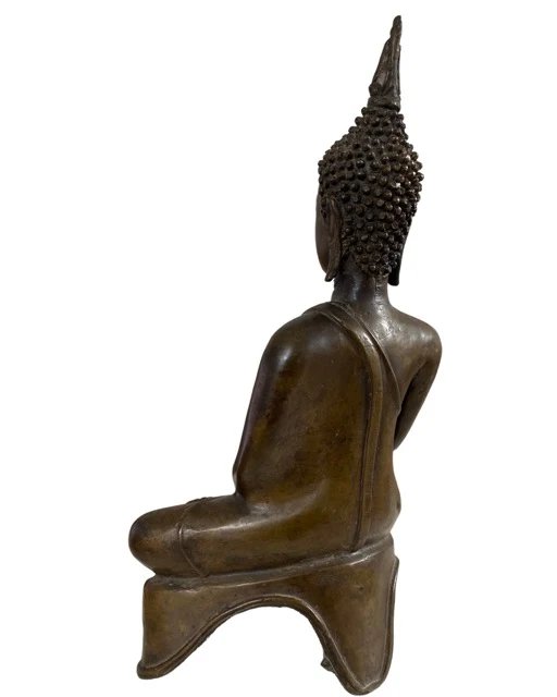 Estatua de Buda en bronce – Tailandia – Bhumisparsha Mudra – LOT 186 – Esculturas, Bronze (photo 4 of 8)
