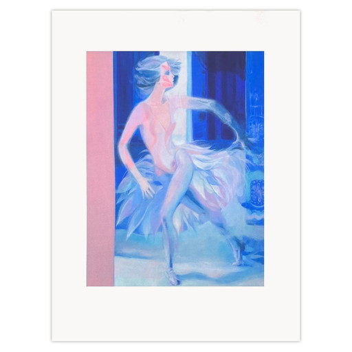 Hélène PICHOT Serigrafía bailarina 1995